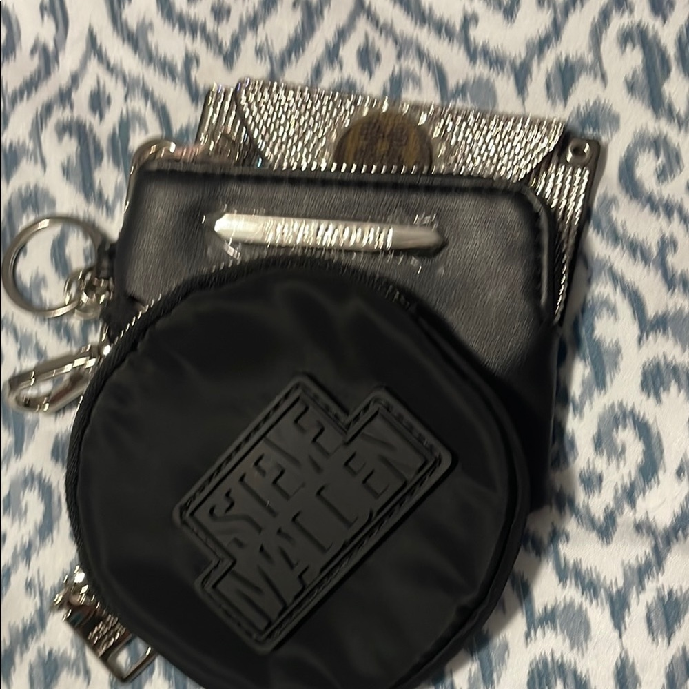 Black and Silver Pouch Trio